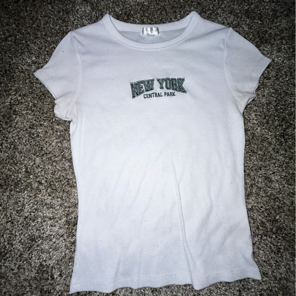 Orange Kiss white t-shirt